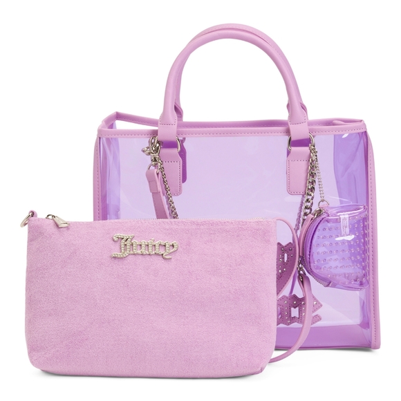 NEW Juicy Couture Clear Tote Handbag - Picture 1 of 3